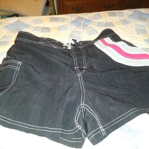 No boundaries black swim shorts